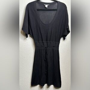 WHBM White House Black‎ Market Banded Knit Silk Dress Women’s Size Medium